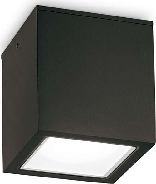 Plafoniera-esterno-moderna-Ideal-Lux-TECHO-GU10-LED-alluminio-lampada-soffitto