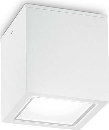 Plafoniera-esterno-moderna-Ideal-Lux-TECHO-GU10-LED-alluminio-lampada-soffitto