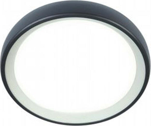 Plafoniera-Esterno-Moderna-Loft-Alluminio-E-Termoplastica-Grigio-Led-18W-4000K
