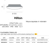 Plafoniera-esterno-moderna-Sovil-HILTON-98509-99509-LED-nylon-lampada-soffitto