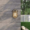 Plafoniera-Esterno-Vintage---Decò-Paratia-Alluminio-Nero-Oro-1-Luce-E27