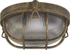 Plafoniera-Esterno-Vintage---Decò-Paratia-Alluminio-Oro-Trasparente-1-Luce-E27