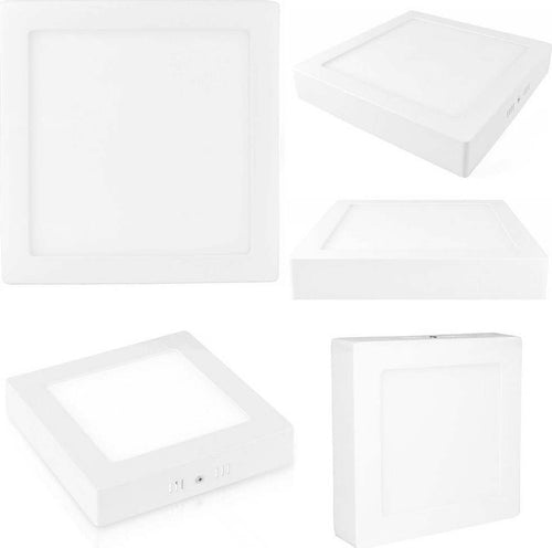 PLAFONIERA FARETTO LED QUADRATO DA SUPERFICIE DA 18W LUCE BIANCO FREDDO  Trade Shop italia - Napoli, Commerciovirtuoso.it