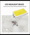 Plafoniera Faro Led Pannello Solare 200 W Con Sensore Crepuscolare Ip65 Esterno