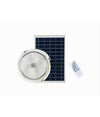 Plafoniera Faro Led Pannello Solare 200 W Con Sensore Crepuscolare Ip65 Esterno