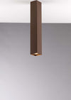 Plafoniera Fluke Quadra Corten 1Xgu10 6X6X40Cm Illuminazione/Illuminazione per interni/Lampadari lampade a sospensione e plafoniere/Plafoniere Led Mall Home - Napoli, Commerciovirtuoso.it