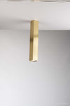 Plafoniera Fluke Quadra Oro 1Xgu10 6X6X40Cm Illuminazione/Illuminazione per interni/Lampadari lampade a sospensione e plafoniere/Plafoniere Led Mall Home - Napoli, Commerciovirtuoso.it
