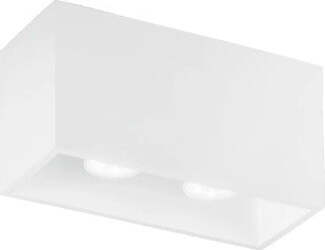 Plafoniera-Foster-Bianca-2Xgu10-24X10X13Cm