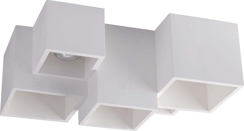 Plafoniera Foster Bianca 5Xgu10 37X24,8X15,2Cm Illuminazione/Illuminazione per interni/Lampadari lampade a sospensione e plafoniere/Plafoniere Led Mall Home - Napoli, Commerciovirtuoso.it