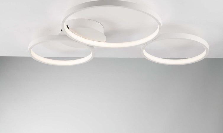 Plafoniera Fredy Bianca 40W 4600Lm Cct 60X60X6,5Cm Illuminazione/Illuminazione per interni/Lampadari lampade a sospensione e plafoniere/Plafoniere Led Mall Home - Napoli, Commerciovirtuoso.it