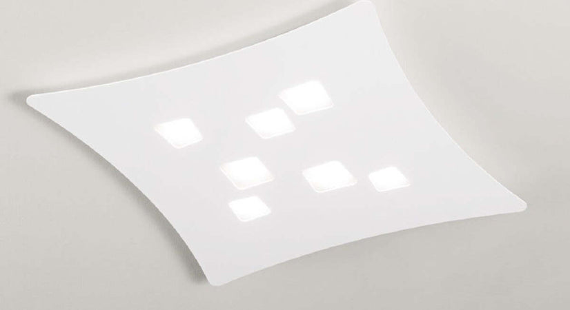 Plafoniera-GE-ISOTTA-PG-GX53-LED-69x62-alluminio-bianco-opaco-tortora-lampada-soffitto-moderna-interno
