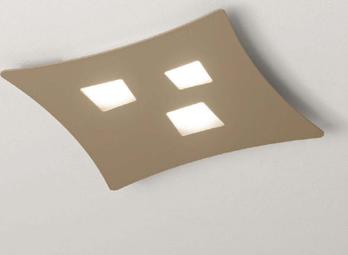 Plafoniera-GE-ISOTTA-PP-GX53-LED-44x40-alluminio-bianco-opaco-tortora-lampada-soffitto-moderna-interno