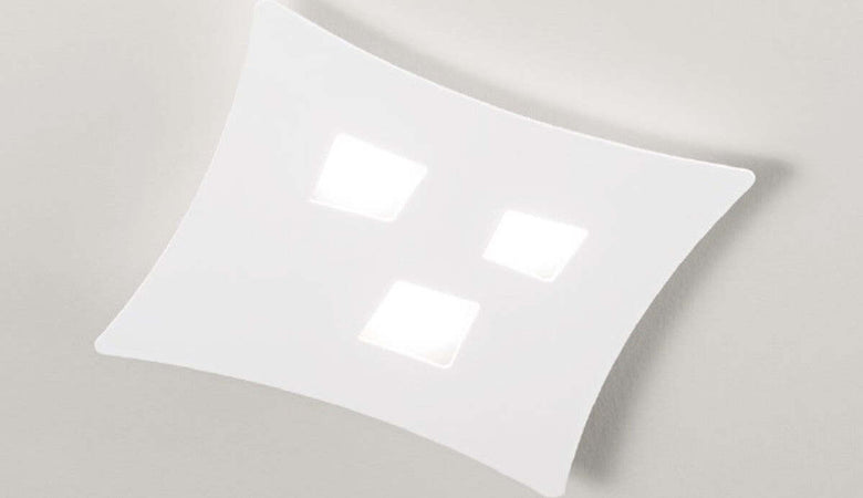 Plafoniera-GE-ISOTTA-PP-GX53-LED-44x40-alluminio-bianco-opaco-tortora-lampada-soffitto-moderna-interno