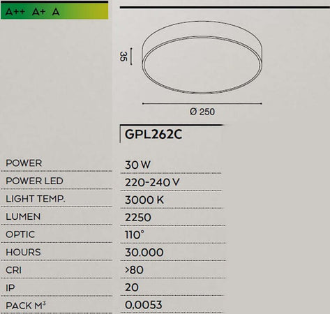 Plafoniera-Gea-Led-CLOE-35-GPL262C-IP20-alluminio-lampada-soffitto-moderna