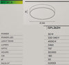 Plafoniera-Gea-Led-CLOE-35-GPL262N-IP20-alluminio-lampada-soffitto-moderna