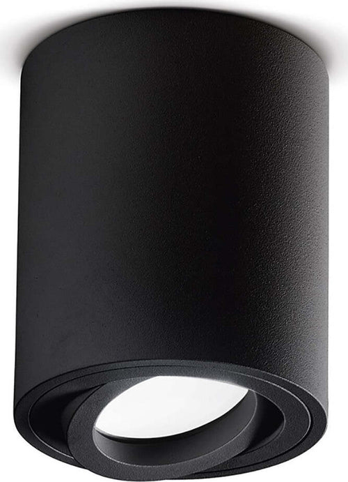 Plafoniera-Gea-Led-NOTUS-R-GFA352-GU10-LED-nero-lampada-soffitto-orientabile-moderna-alluminio