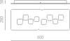 Plafoniera-Gea-Luce-BILBAO-PG-GX53-LED-tortora-lampada-soffitto-moderna