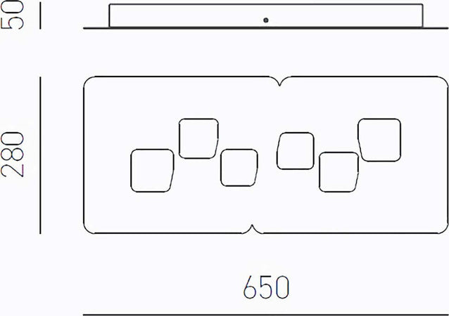 Plafoniera-Gea-Luce-BILBAO-PM-GX53-LED-bianco-lampada-soffitto-moderna