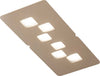 Plafoniera-Gea-Luce-BILBAO-PM-GX53-LED-tortora-lampada-soffitto-moderna
