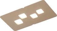 Plafoniera-Gea-Luce-BILBAO-PP-GX53-LED-tortora-lampada-soffitto-moderna