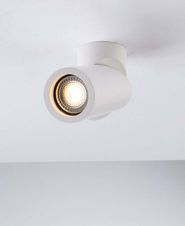 Plafoniera Genesis Gu10 Bianca 6X15.5Cm Illuminazione/Illuminazione per interni/Lampadari lampade a sospensione e plafoniere/Plafoniere Led Mall Home - Napoli, Commerciovirtuoso.it