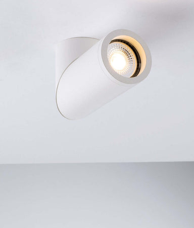 Plafoniera Genesis Gu10 Bianca 6X15.5Cm Illuminazione/Illuminazione per interni/Lampadari lampade a sospensione e plafoniere/Plafoniere Led Mall Home - Napoli, Commerciovirtuoso.it