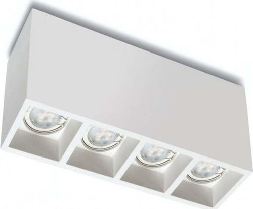 Plafoniera-gesso-Belfiore-9010-BANISTER-SMALL-8943D.35-GU10-LED-lampada-soffitto