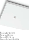 Plafoniera-gesso-Belfiore-9010-FLAT-DOUBLE-8903B.3040-LED-SISTEMA-WIRELESS-lampada-soffitto