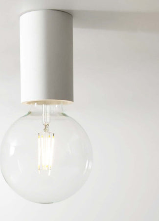 Plafoniera-gesso-Belfiore-9010-LA-MATTA-8946-39-E27-LED-lampada-soffitto-cilindro