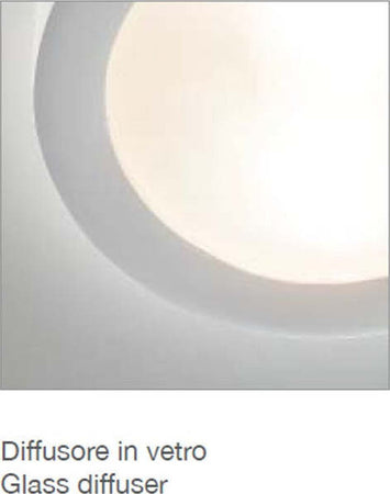 Plafoniera-gesso-Belfiore-9010-SLUB-SMALL-8879.81-E27-LED-lampada-soffitto-parete