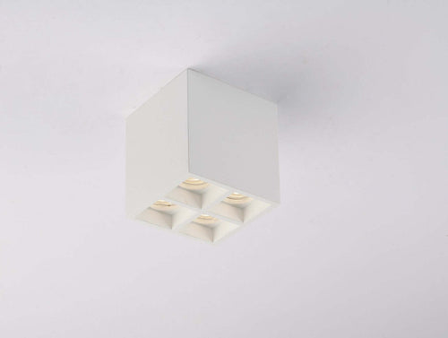 Plafoniera Gesso Hapis 4Xgu10 Mini 105X105X110Mm Illuminazione/Illuminazione per interni/Lampadari lampade a sospensione e plafoniere/Plafoniere Led Mall Home - Napoli, Commerciovirtuoso.it