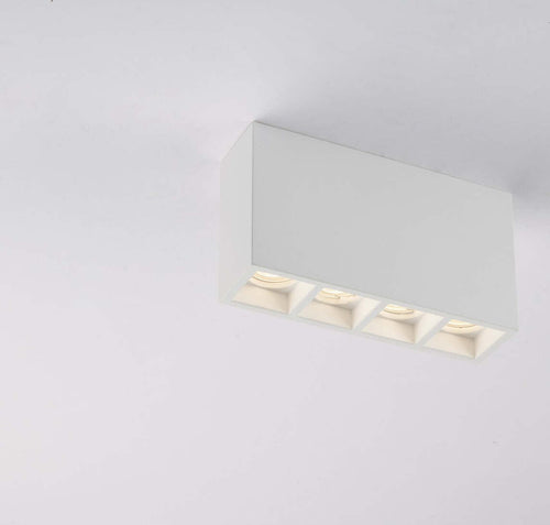 Plafoniera Gesso Hapis 4Xgu10 Mini 210X550X110Mm Illuminazione/Illuminazione per interni/Lampadari lampade a sospensione e plafoniere/Plafoniere Led Mall Home - Napoli, Commerciovirtuoso.it