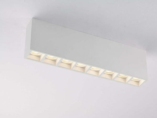 Plafoniera Gesso Hapis 8Xgu10 Mini 390X550X110Mm Illuminazione/Illuminazione per interni/Lampadari lampade a sospensione e plafoniere/Plafoniere Led Mall Home - Napoli, Commerciovirtuoso.it