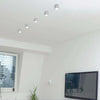 Plafoniera-gesso-Neo-Luce-9010-Belfiore-BF-0801-LED-lampada-soffitto-bianco-verniciabile-cubo-interno-GU10