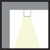 Plafoniera-gesso-Neo-Luce-9010-Belfiore-BF-0801-LED-lampada-soffitto-bianco-verniciabile-cubo-interno-GU10