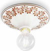 Plafoniera-Grande-Classica-Trieste-Bianco-Decorato-Filo-Marrone-1-Luce-E27
