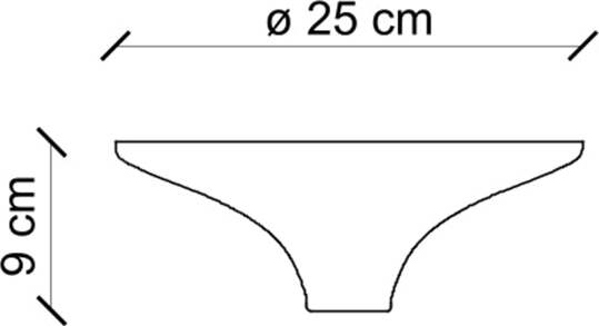 Plafoniera-Grande-Classica-Trieste-Bianco-Decorato-Filo-Marrone-1-Luce-E27