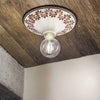 Plafoniera-Grande-Classica-Trieste-Bianco-Decorato-Filo-Marrone-1-Luce-E27