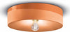 Plafoniera-Grande-Vintage-Decò-Pi-Ceramica-Arancio-Pesca-1-Luce-E27