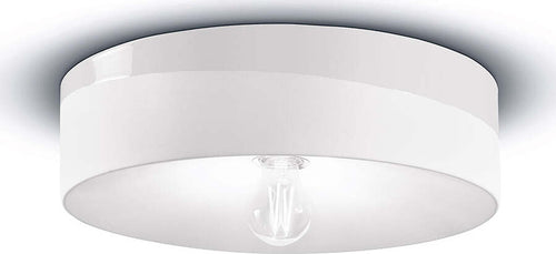 Plafoniera-Grande-Vintage-Decò-Pi-Ceramica-Bianco-Grezzo-1-Luce-E27