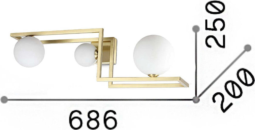 Plafoniera-Ideal-Lux-Angolo-284330-G9-LED-lampada-soffitto-classica-sfere