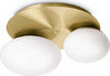 Plafoniera-Ideal-lux-NINFEA-293653-GX53-LED-ottone-lampada-soffitto-parete-classica