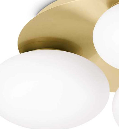 Plafoniera-Ideal-lux-NINFEA-293660-GX53-LED-ottone-lampada-soffitto-parete-classica