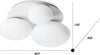 Plafoniera-Ideal-lux-NINFEA-306964-GX53-LED-bianco-lampada-soffitto-parete-moderna