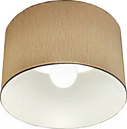 Plafoniera-Illuminando-CILINDRO-PL-43-E27-LED-metallo-tessuto-lampada-soffitto-classica-moderna