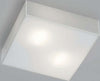 Plafoniera-Illuminando-CUBIC-PL30-E27-LED-lampada-soffitto-parete-moderna-vetro-bianco-interno