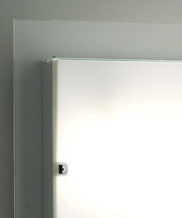 Plafoniera-Illuminando-FLAT-PL-30-E27-LED-lampada-soffitto-quadrata-moderna-vetro-satinato-trasparente-interno