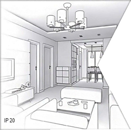 Plafoniera-Illuminando-FLAT-PL-30-E27-LED-lampada-soffitto-quadrata-moderna-vetro-satinato-trasparente-interno