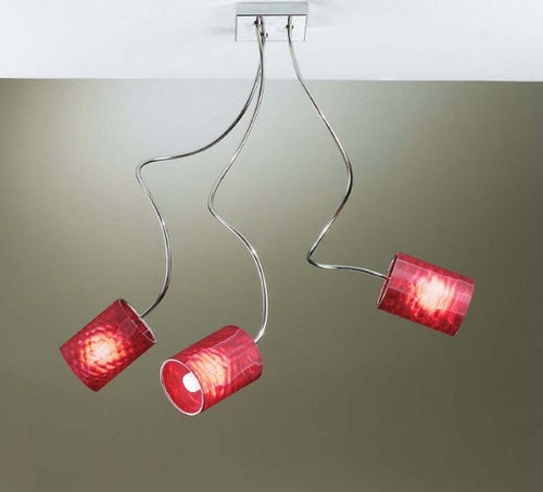 Plafoniera-Illuminando-GINEVRA-CHIC-3-G9-LED-PVC-lampada-parete-soffitto-metallo-moderna-modellabile-interno