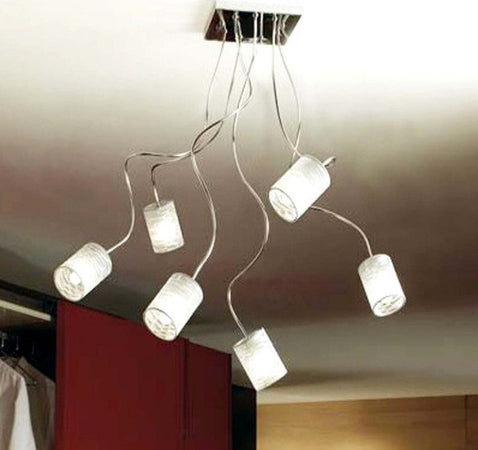 Plafoniera-Illuminando-GINEVRA-CHIC-6-G9-LED-PVC-lampada-soffitto-metallo-moderna-modellabile-interno